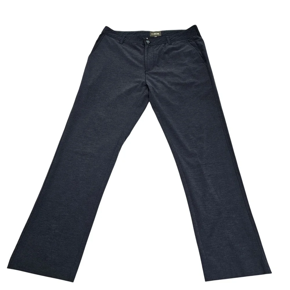 Linksoul 5 Pocket Boardwalker Golf Pants Mens 34R (34×29) Dark Gray